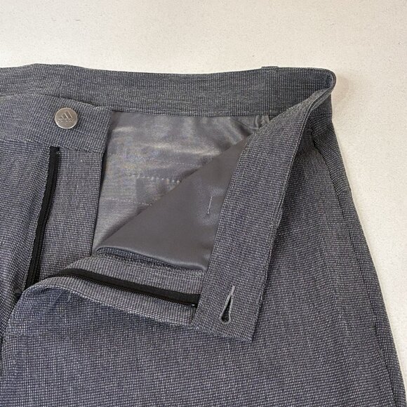 Adidas Crosshatch Pants NEW Mens 32X30 Black White Plaid Primegreen Pockets Golf - Picture 6 of 12